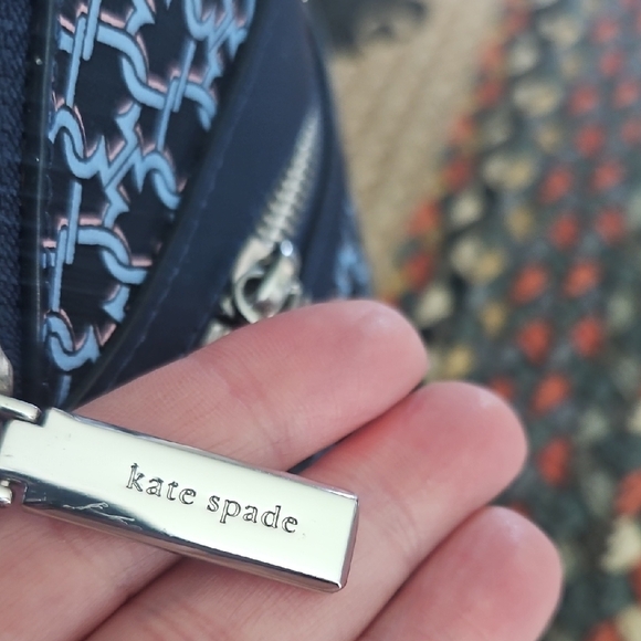 Kate Spade Navy and Black Patterned Backpack main image 6